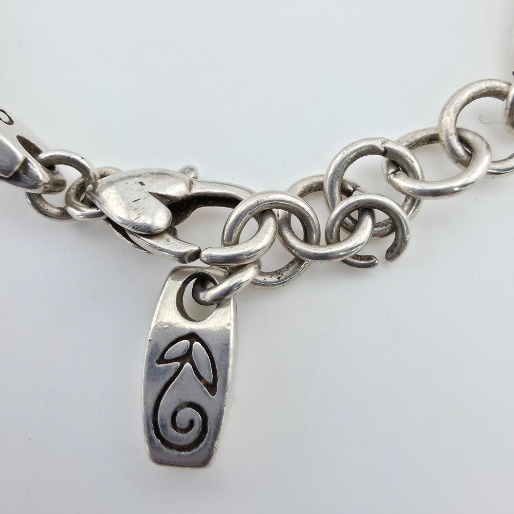 BRIGHTON 'Celestine' Bracelet Blue SWAROVSKI Crystals Gold&Silver Plate 7.75" - Picture 8 of 11